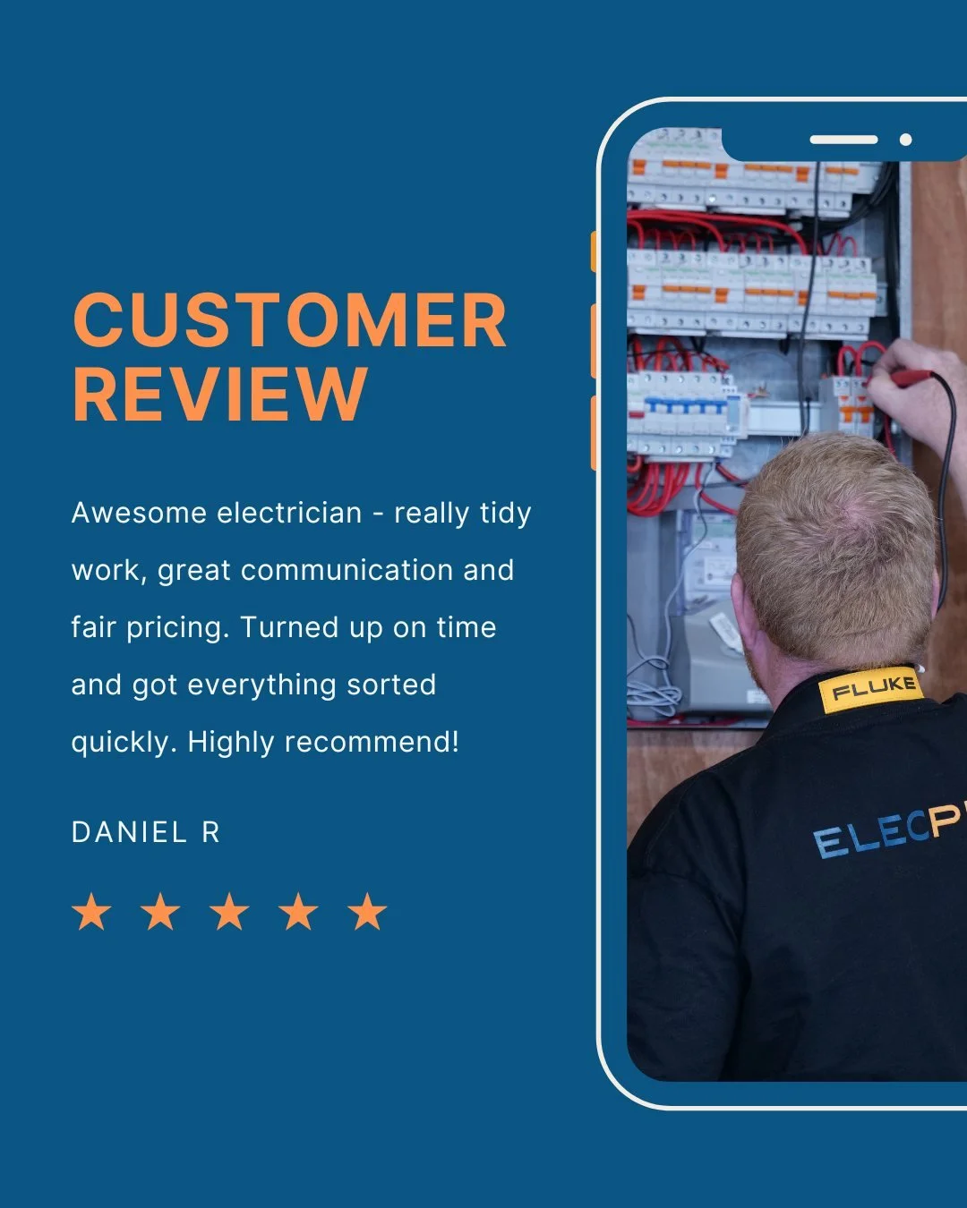 We love hearing how ElecPro makes a difference - from reliable service to quality workmanship, it&rsquo;s what drives us every day.

Want the same peace of mind? Contact us today! 📞 
&bull;
&bull;
&bull;
&bull;
#elecpro #electrician #electricalservi