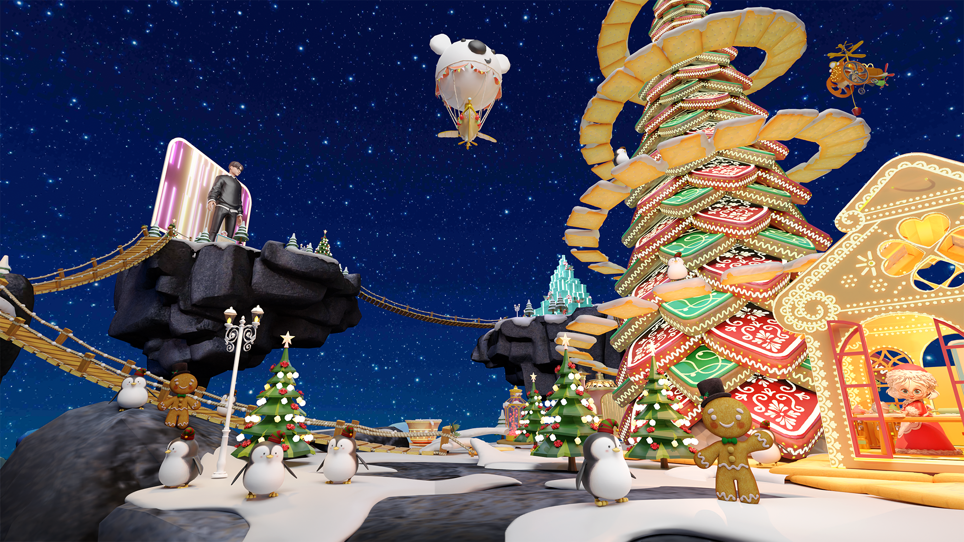 Landmark Christmas Metaverse