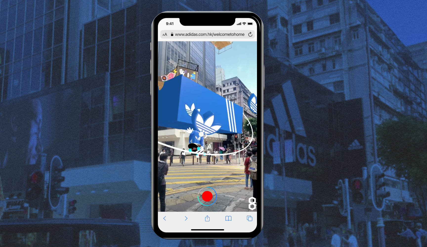 Adidas Flagship Store Relaunch with AR Experience