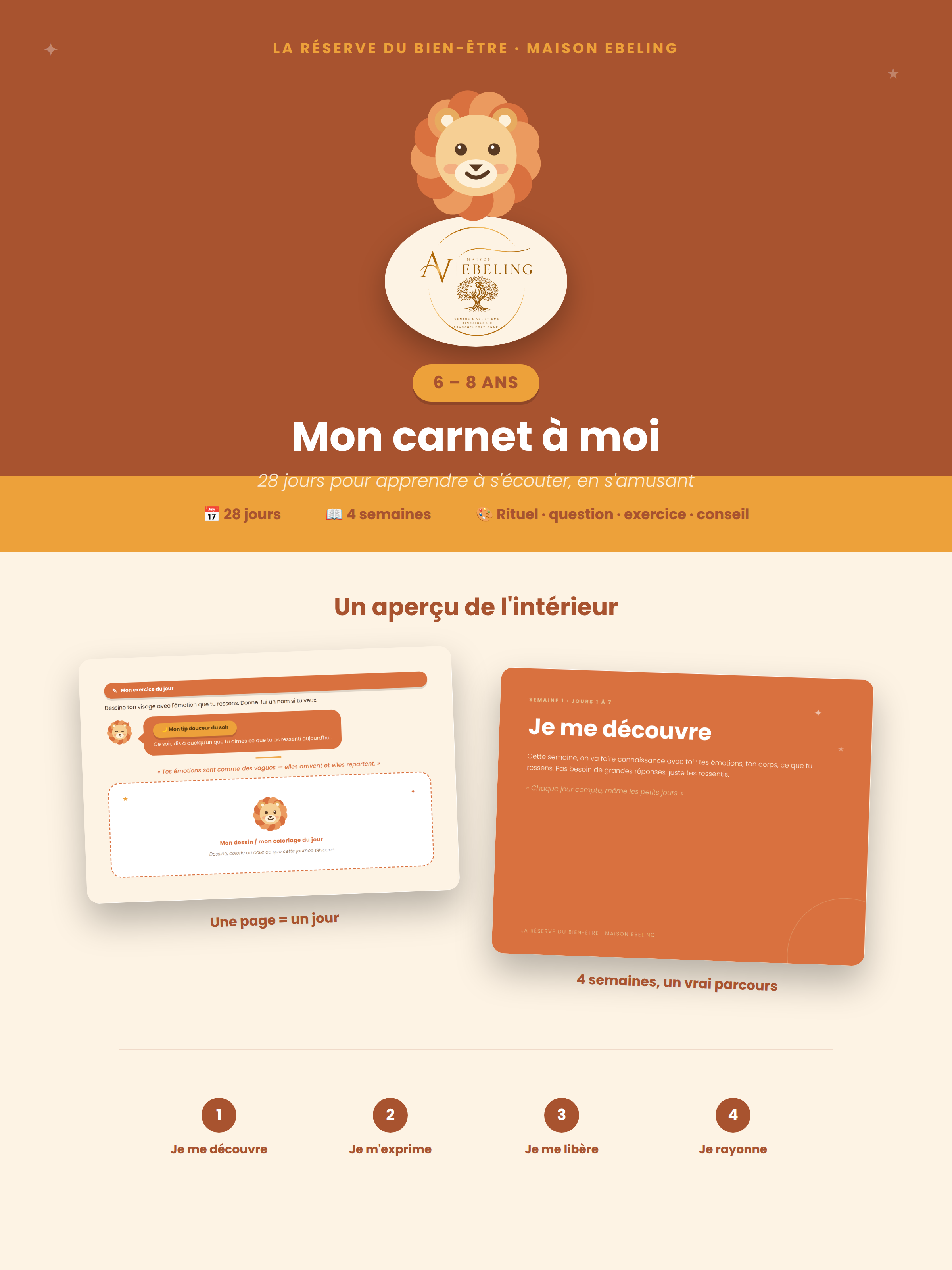 MON CARNET À MOI 6-8 ANS -  CARNET ENFANT DIGITAL