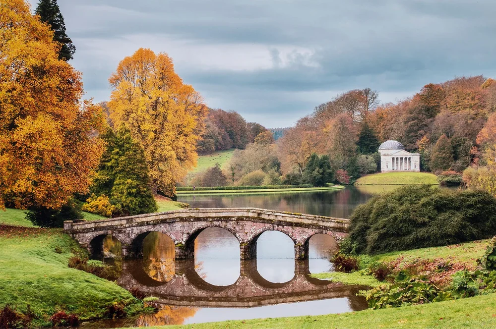 Storm Approaching Stourhead By Peter Evans