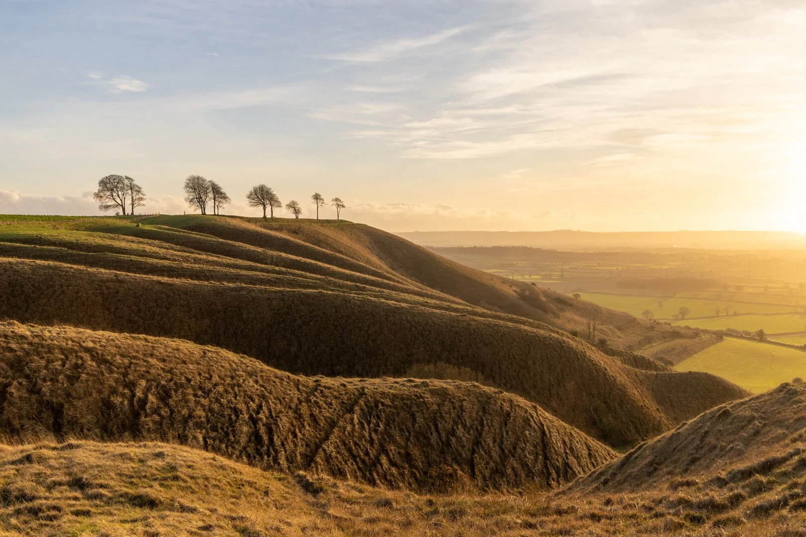 HC Sundown at Oliver's Castle By Bridget Codrington