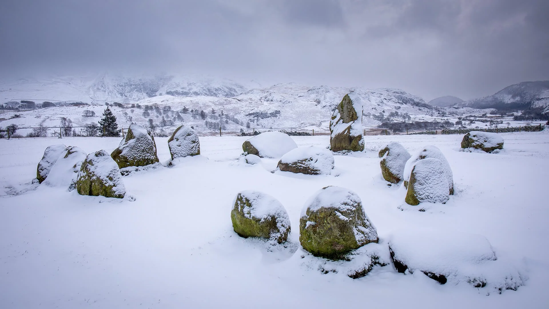 3rd Robert Harvey with ‘Castlerigg Stone Circle’