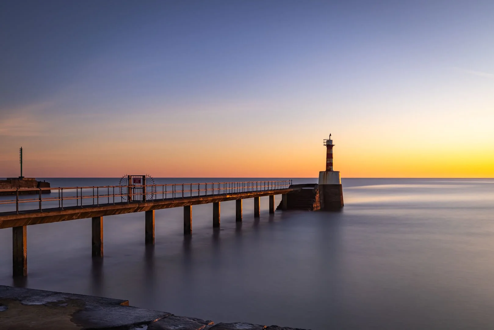 2nd place ‘Dawn’s First Light on the Harbour’ by Gerald Clarke