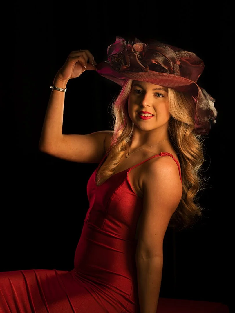 HC Lady In Red By Pete Evans