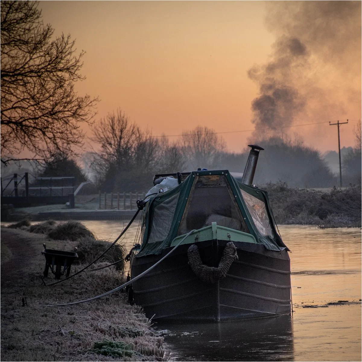 Frosty Dawn on the Canal By Heidi Massey 12