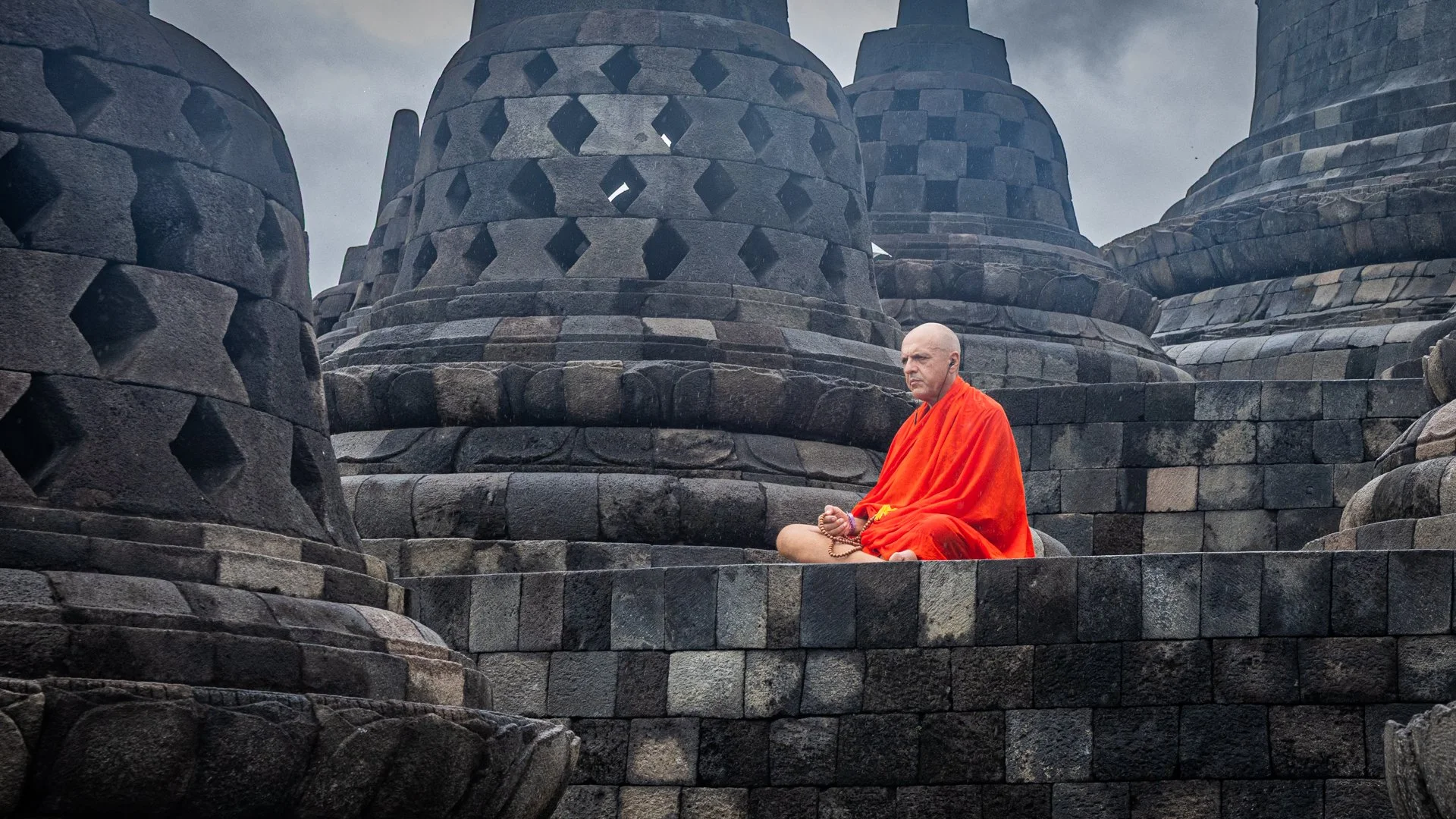 HC Meditating Monk By Frank Collins