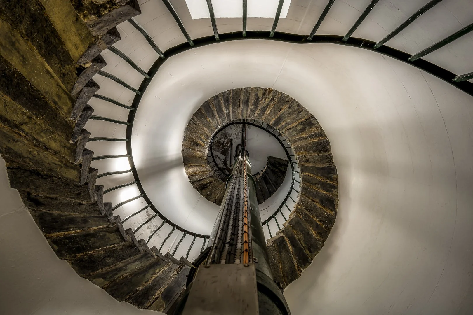1st Holyhead Lighthouse Staircase by Alan Falconer