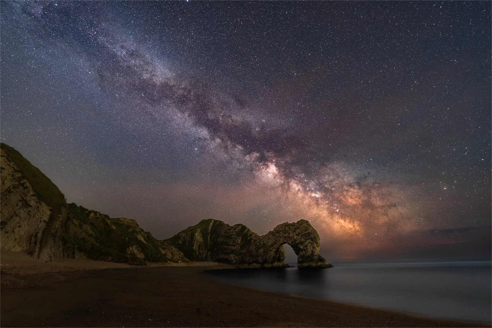 1st Milky Way at Durdle Door by Vijay Patel