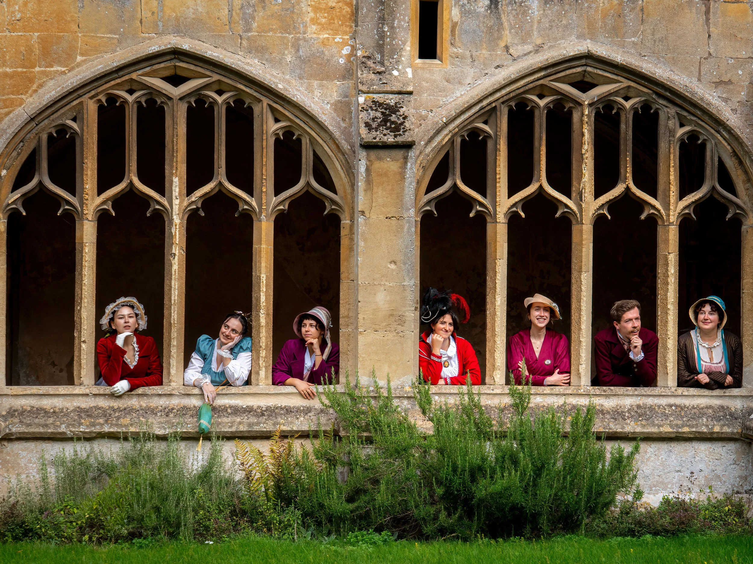 Jane Austen at Lacock by Vijay Patel