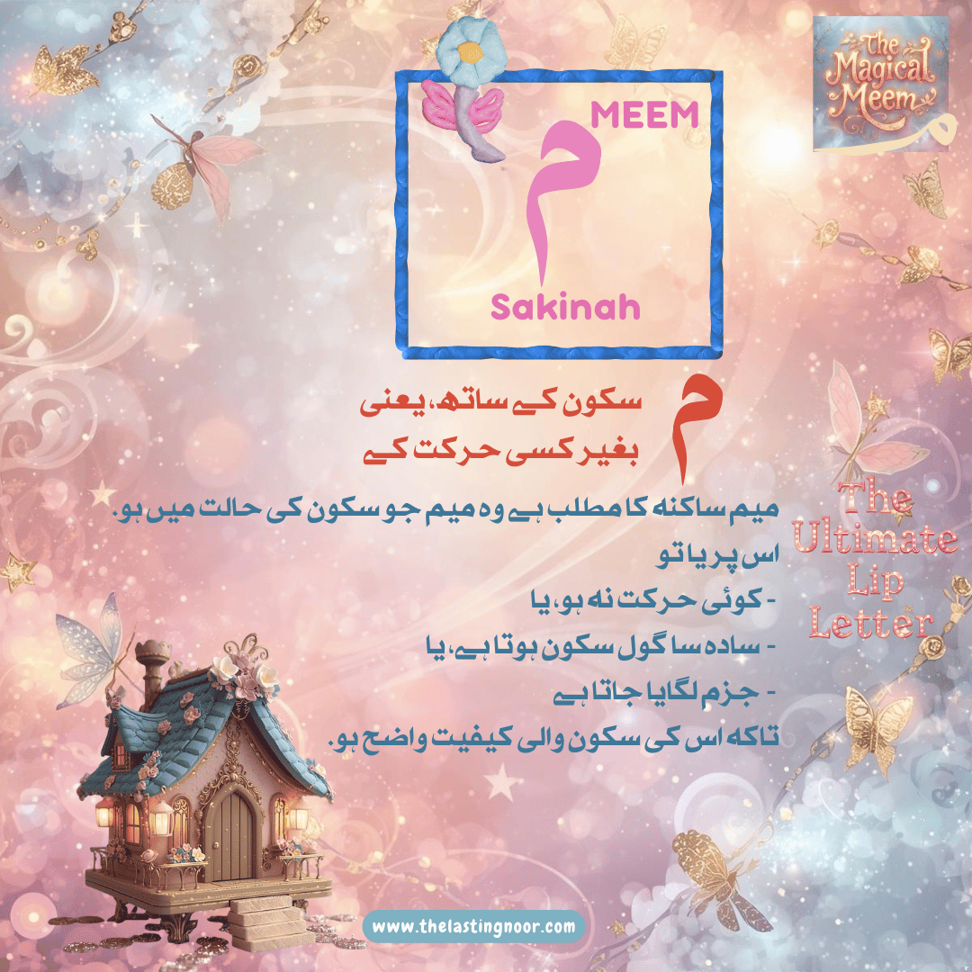 Meem Sakinah Rules - definition urdu