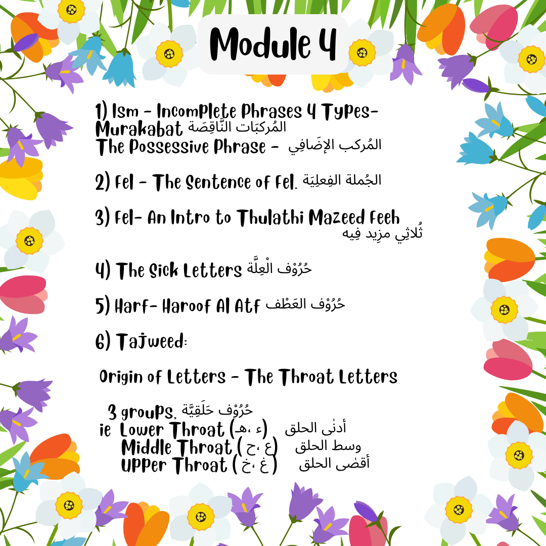 Module 4 - Topics