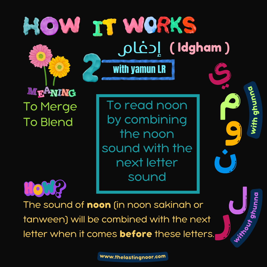 noon sakinah - how it works - idgham