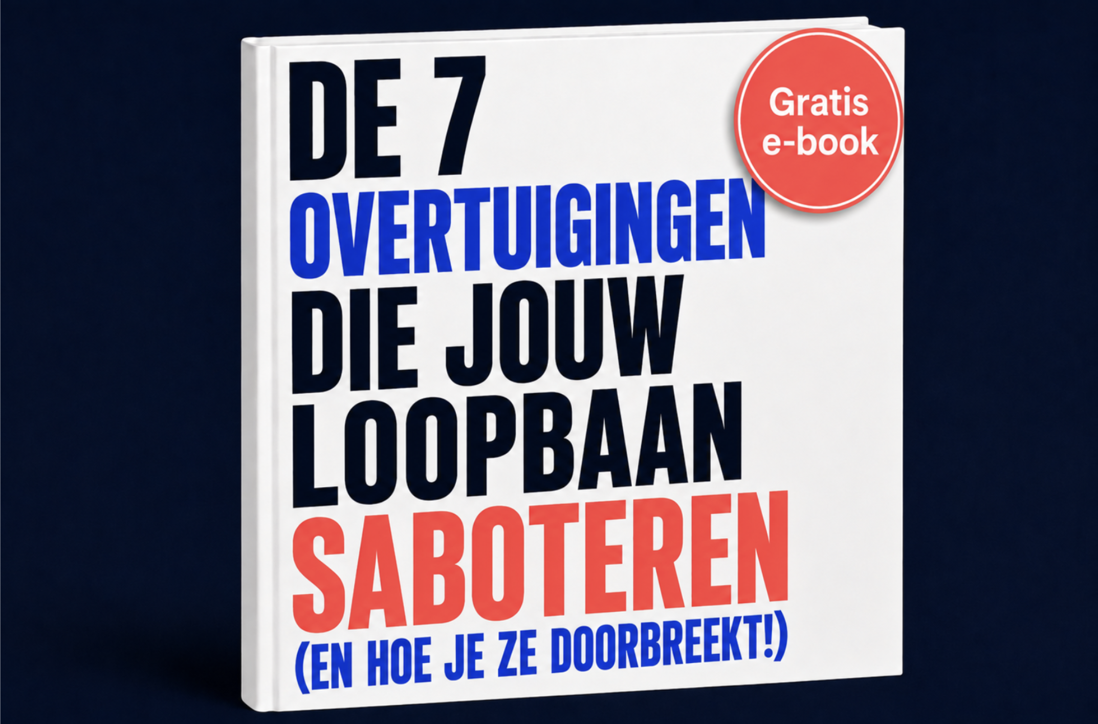 E-book cover belemmerende overtuigingen