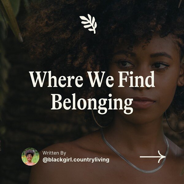 My understanding of belonging has evolved so much over the years. It&rsquo;s a tricky idea because we are often taught to seek it outside of ourselves.

I chased it everywhere I went and altered who I was in attempt to belong. I pretended to be less 