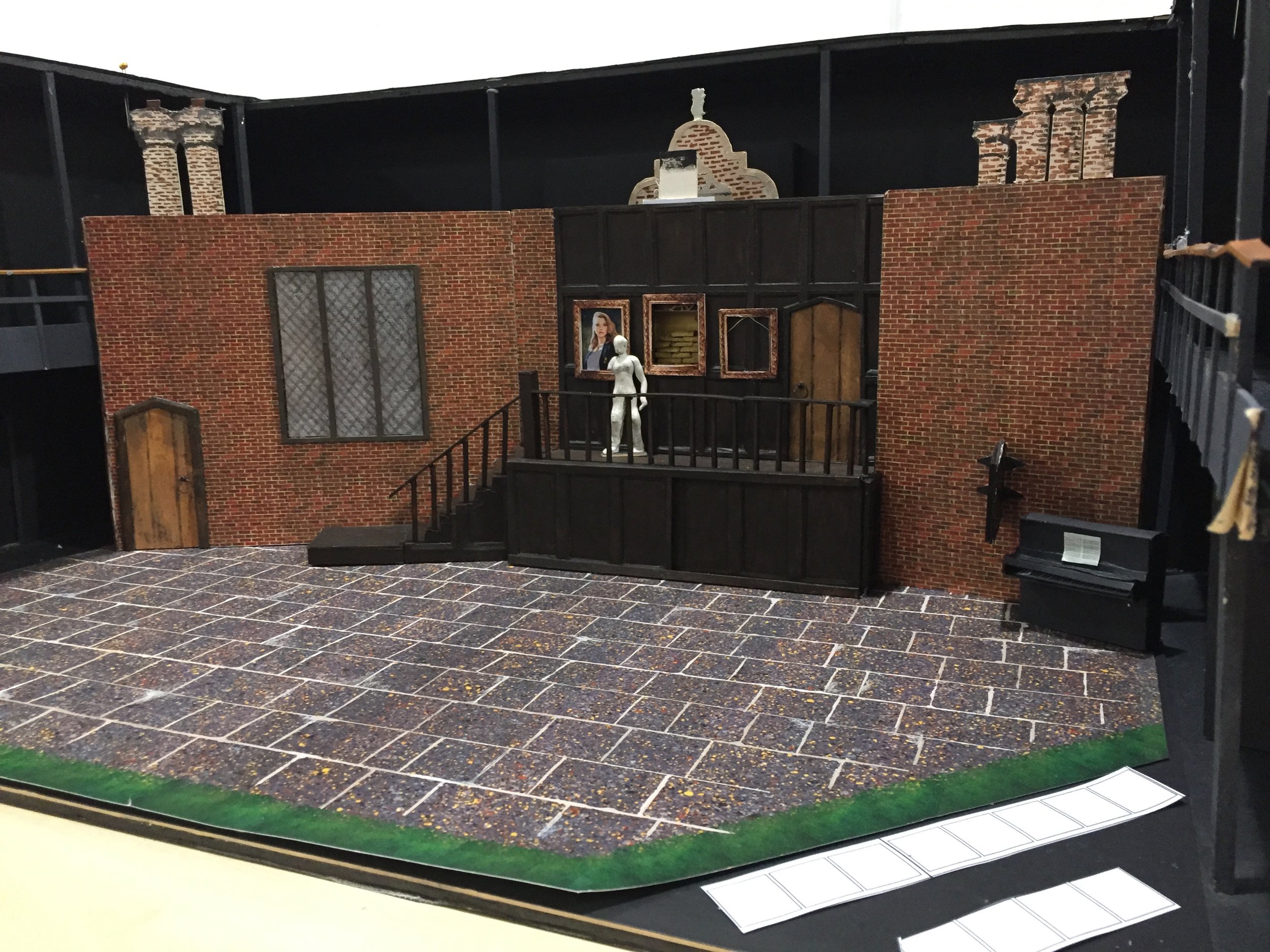 Model Box Creation for 'Daisy Pulls it Off'. 2018. Set and Costume Designer