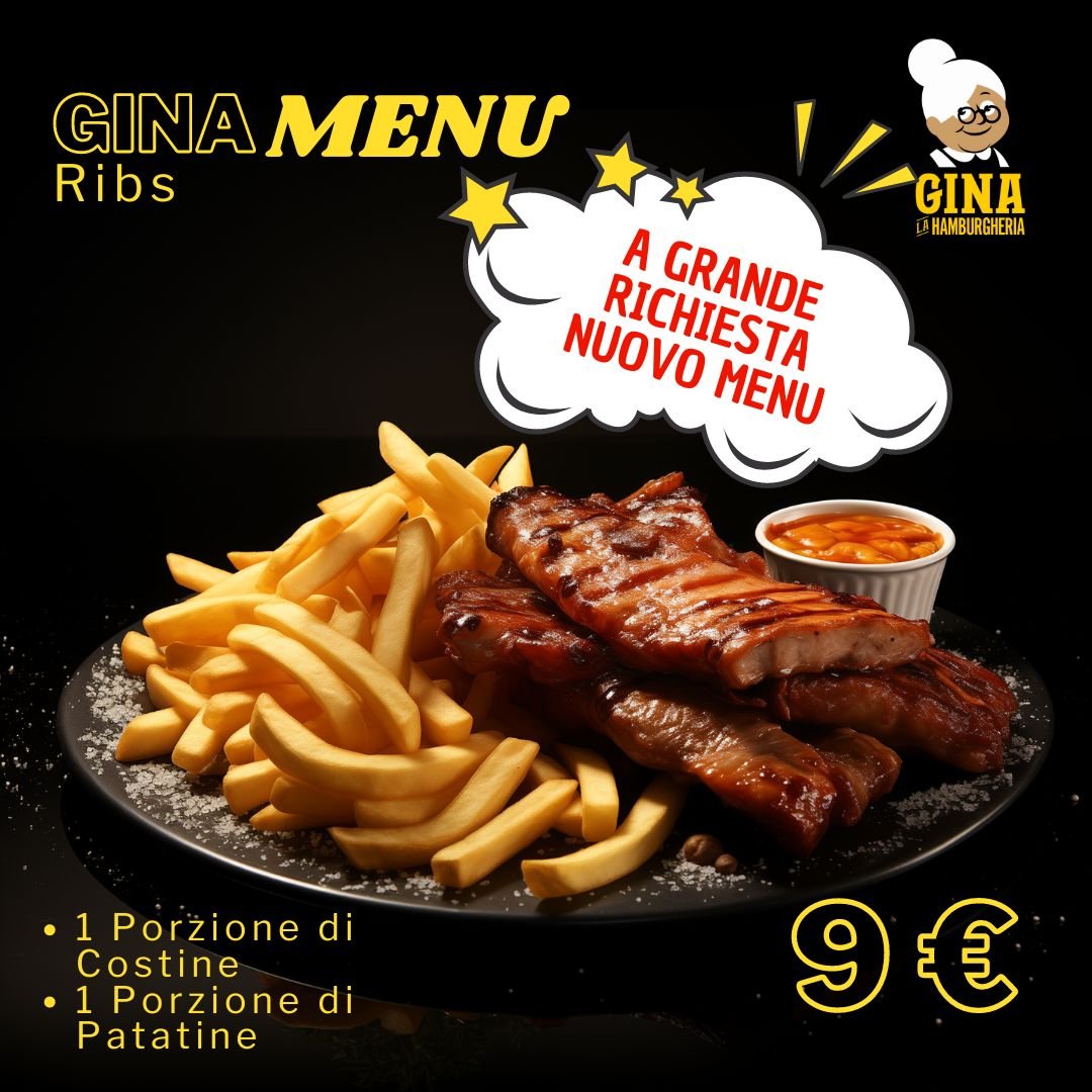 𝐒𝐨𝐥𝐨 𝐝𝐚 𝐆𝐢𝐧𝐚 𝐭𝐨𝐫𝐧𝐚 𝐥𝐚 𝐦𝐢𝐭𝐢𝐜𝐚 𝐜𝐨𝐬𝐭𝐢𝐧𝐚❗ 🍖🔥
.
Ciao a tutti! 🥳 A grande richiesta, dopo il successo di WineStreet, t𝐨𝐫𝐧𝐚𝐧𝐨 𝐥𝐞 𝐧𝐨𝐬𝐭𝐫𝐞 𝐦𝐢𝐭𝐢𝐜𝐡𝐞 𝐜𝐨𝐬𝐭𝐢𝐧𝐞 in un nuovo irresistibile men&ugrave;! 🍖🍟 