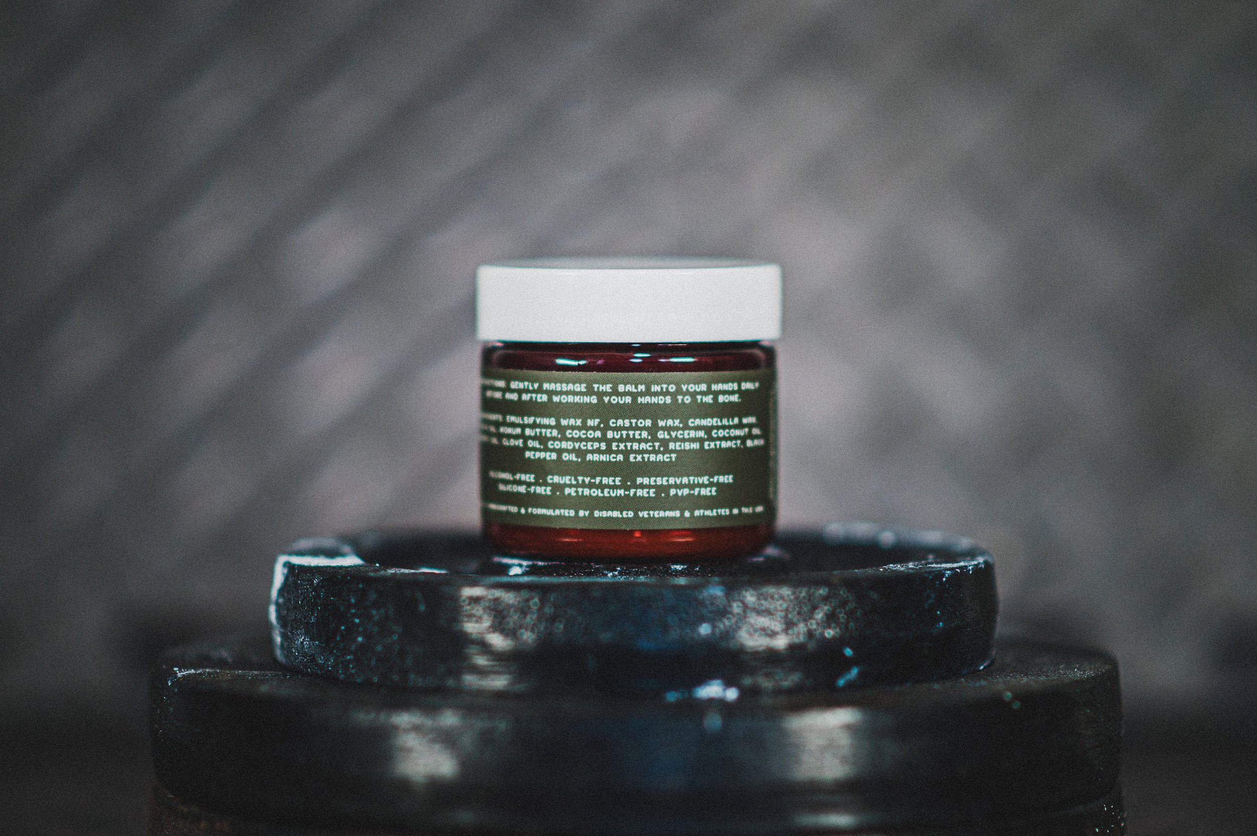 Natural hand salve for hard working people