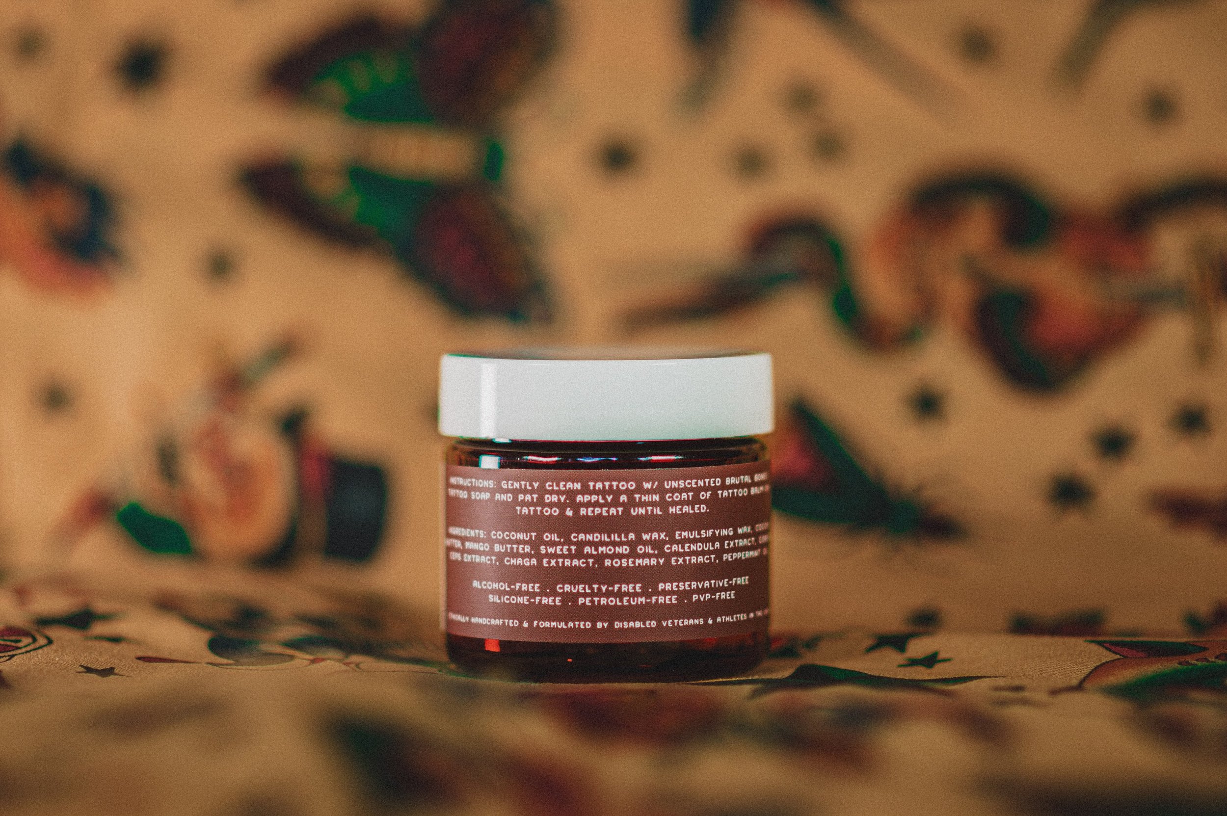 Petroleum free tattoo aftercare