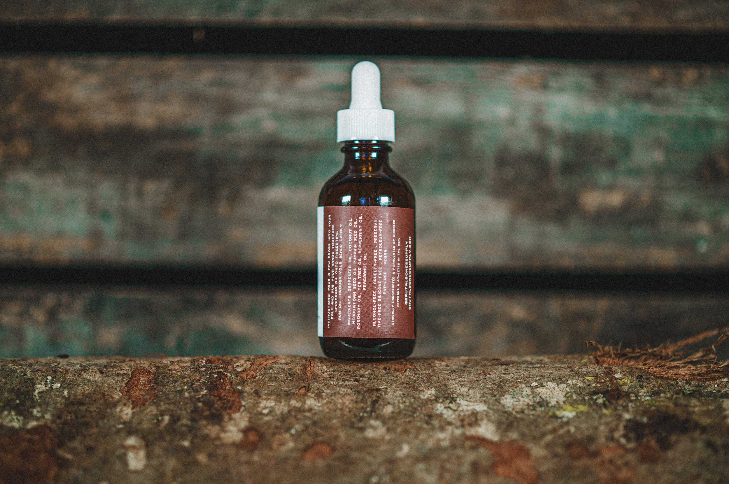 Vegan beard oil for men