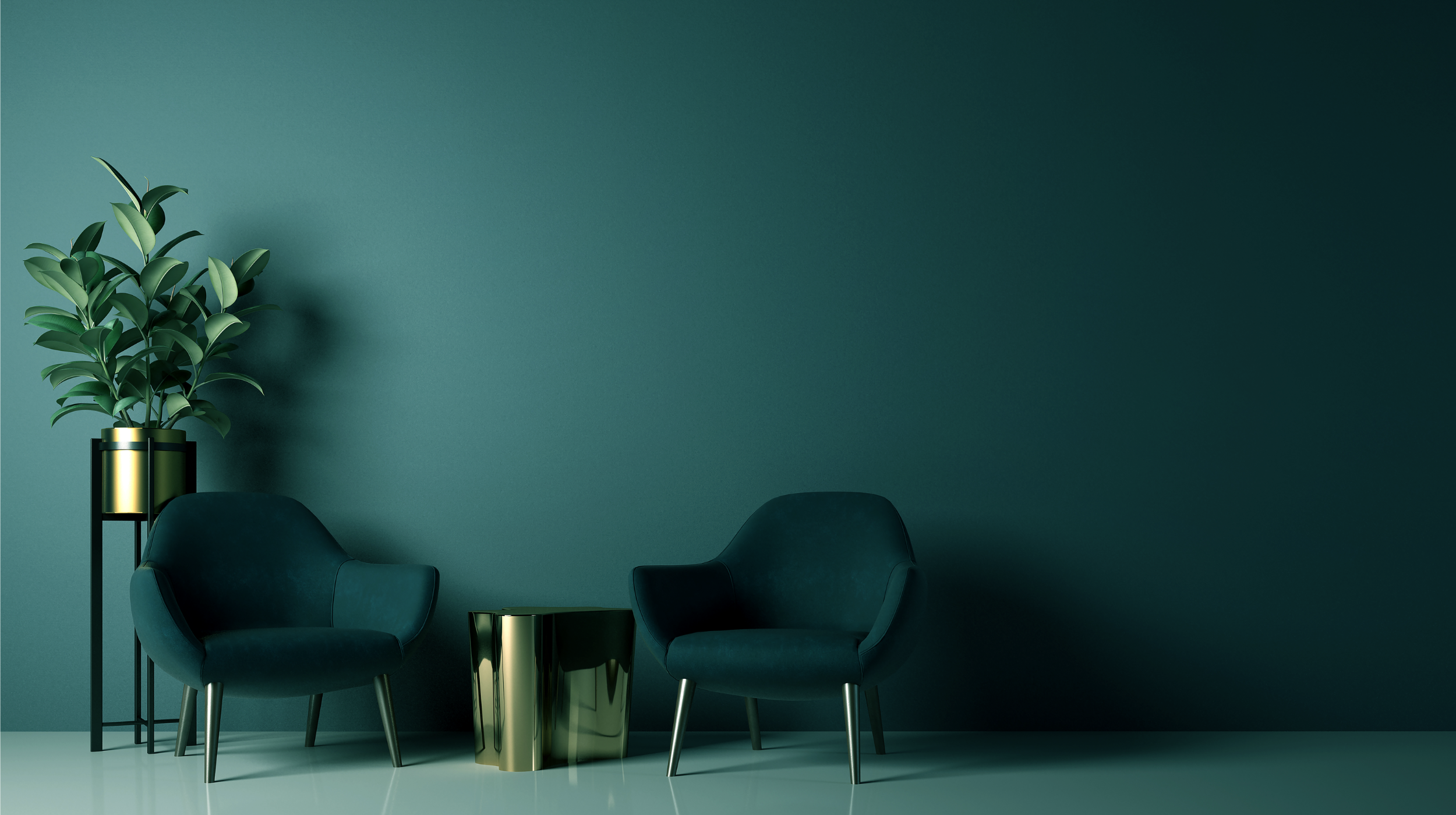green living room