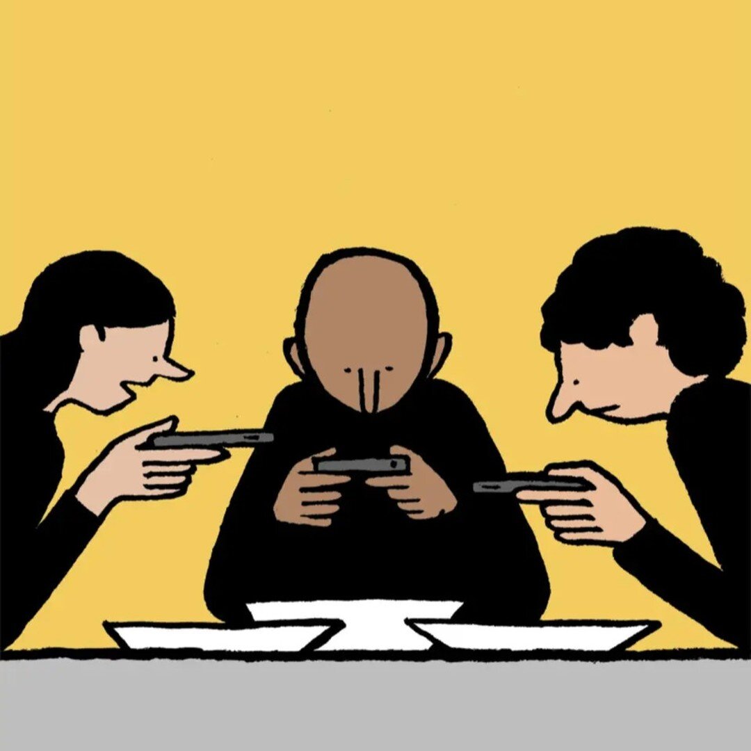 The difference between connectivity and connection. 
Which of these are you guilty of? 

Illustrations by beautifully observant @jean_jullien 

#connectcounselling #hongkong #mentalhealth #mentalwellbeing #connection #relationships