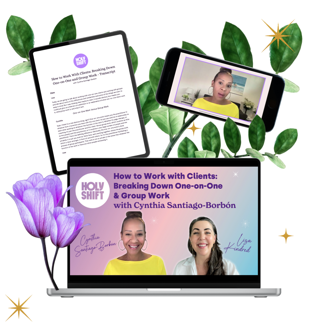 Collage of Cynthia Santiago-Borbon's class.