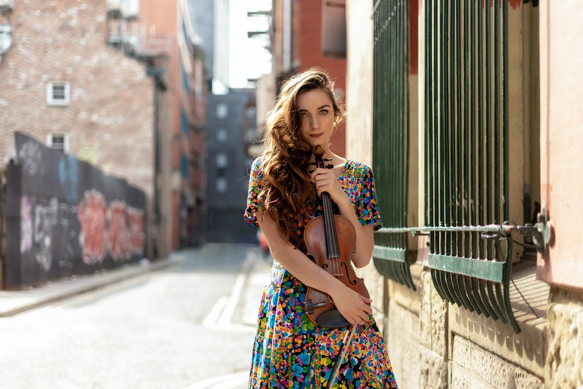Claire Victoria Roberts with string quartet