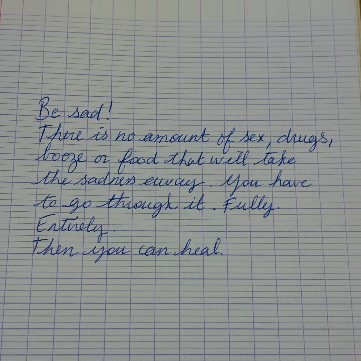 Story time 👇🏻

A few years ago, the overwhelmingness of the sadness was so much so at times that I could spend entire evening crying in bed and not knowing why I was crying. The sorrow had been buried deep inside of me. Yet, it had found its way ba