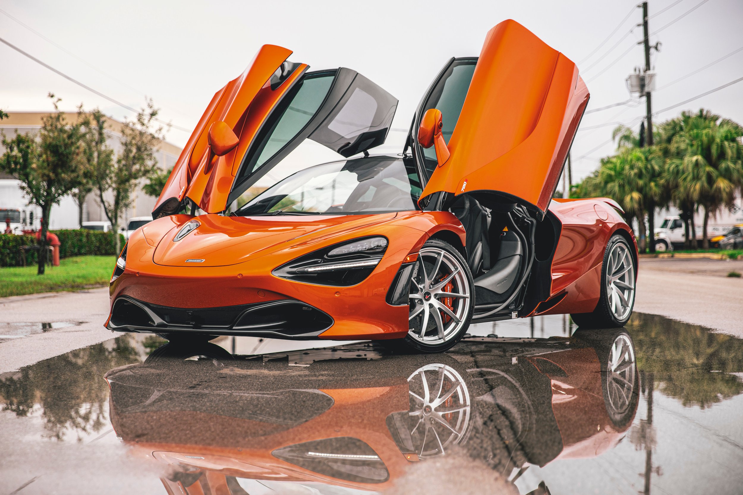 Orange McLaren 720S