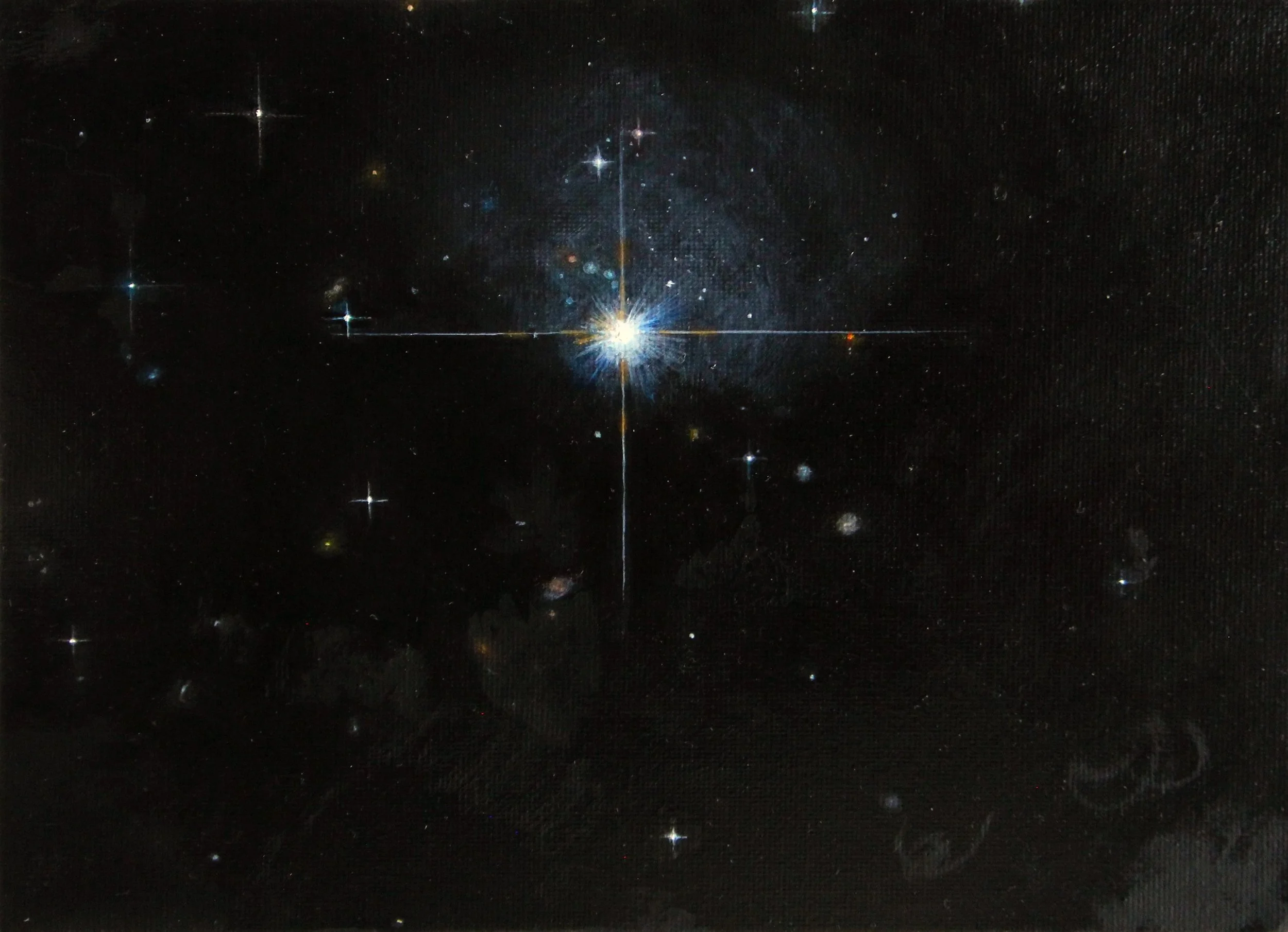 Victoria Rose Torre, 'Media', 2026, Oil on canvas board, 15 x 22cm