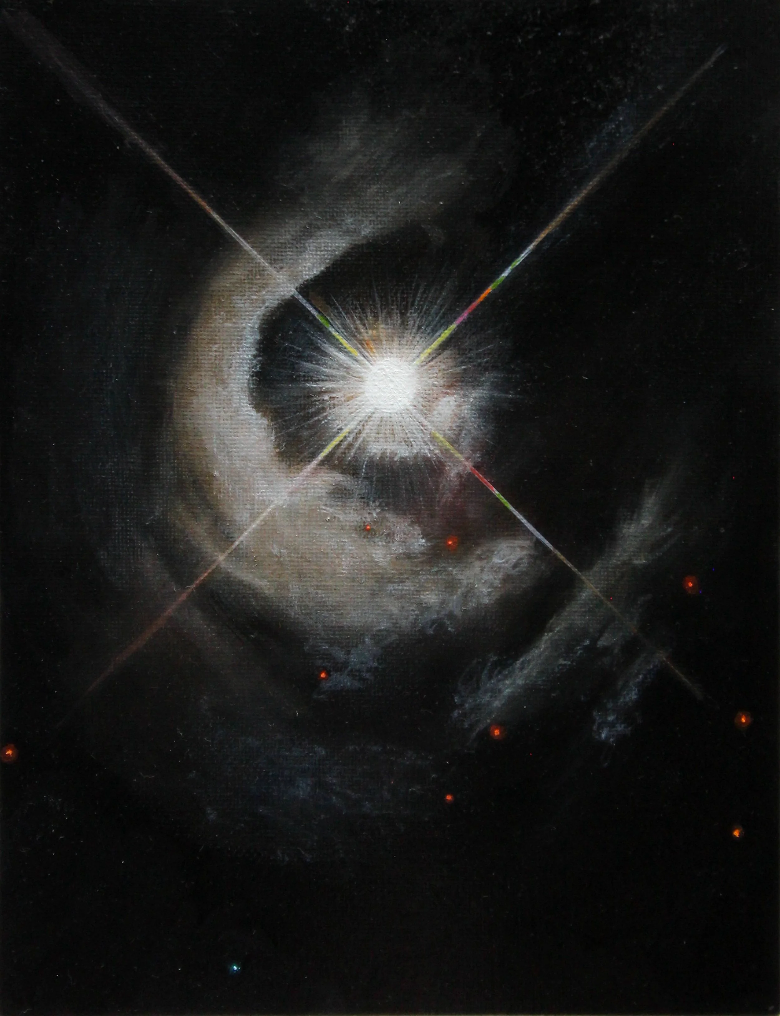 Victoria Rose Torre, 'Cygni', 2026, Oil on canvas board, 22 x 15cm