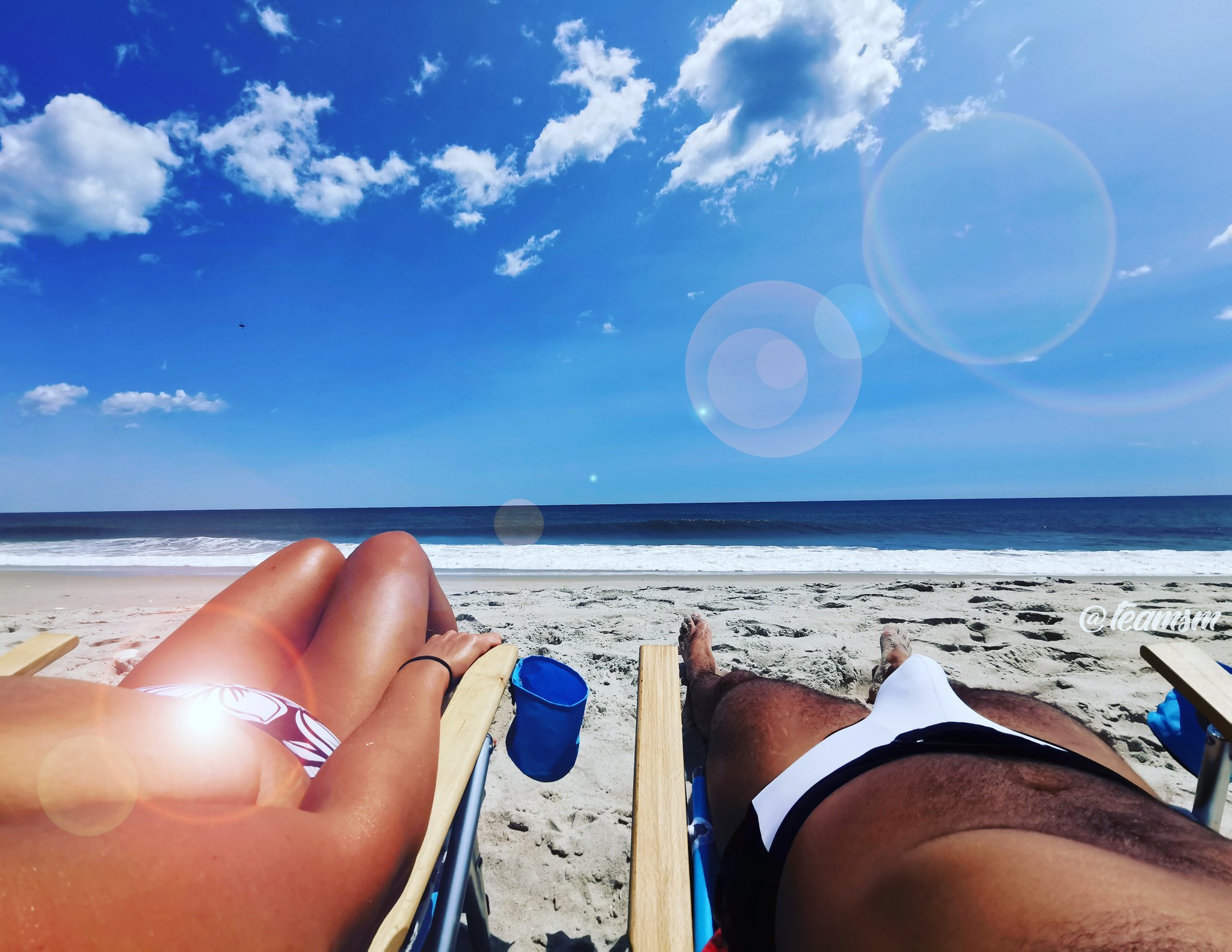 Overdressed on Lighthouse Beach