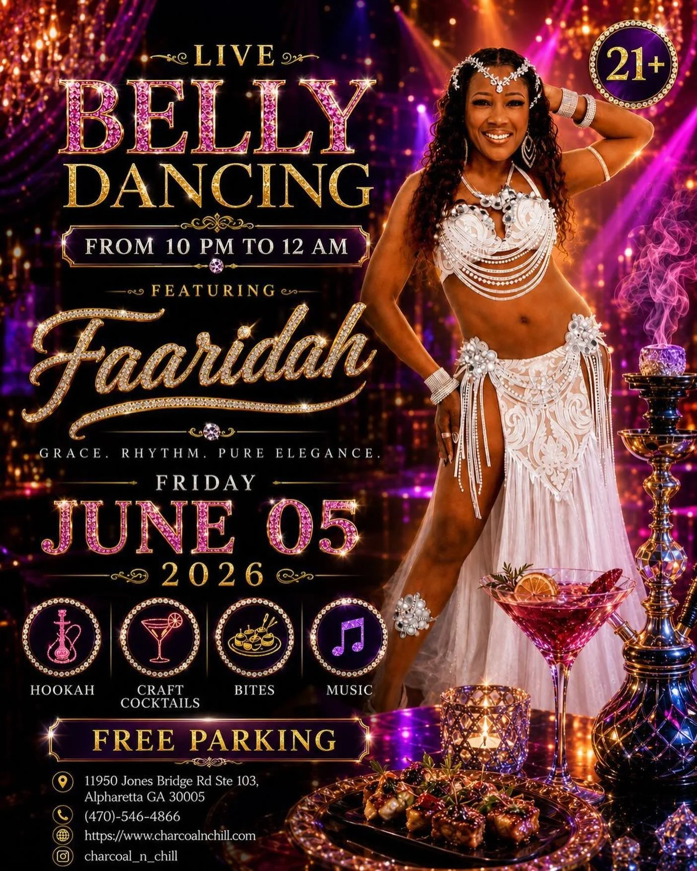 Check out one of our dancers every Friday at @charcoal_n_chill