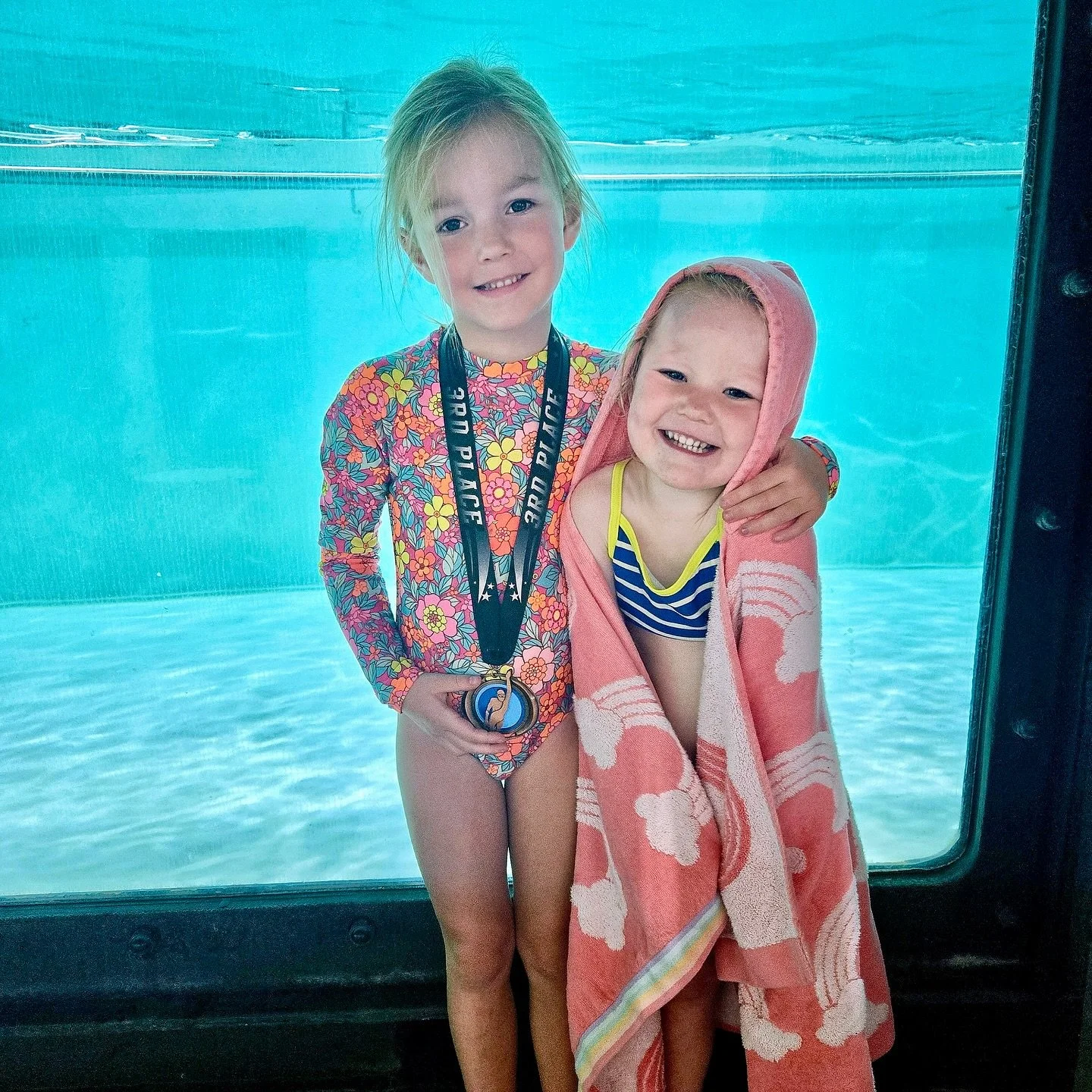 🏅💦 From Swim Lessons to the Podium!

Big sister joined swim team for the first time this summer&mdash;finishing 3rd at Champs&mdash;and brought her medal in to prove it! 🎉

Not every lesson is about the win, but with the right coaching and support