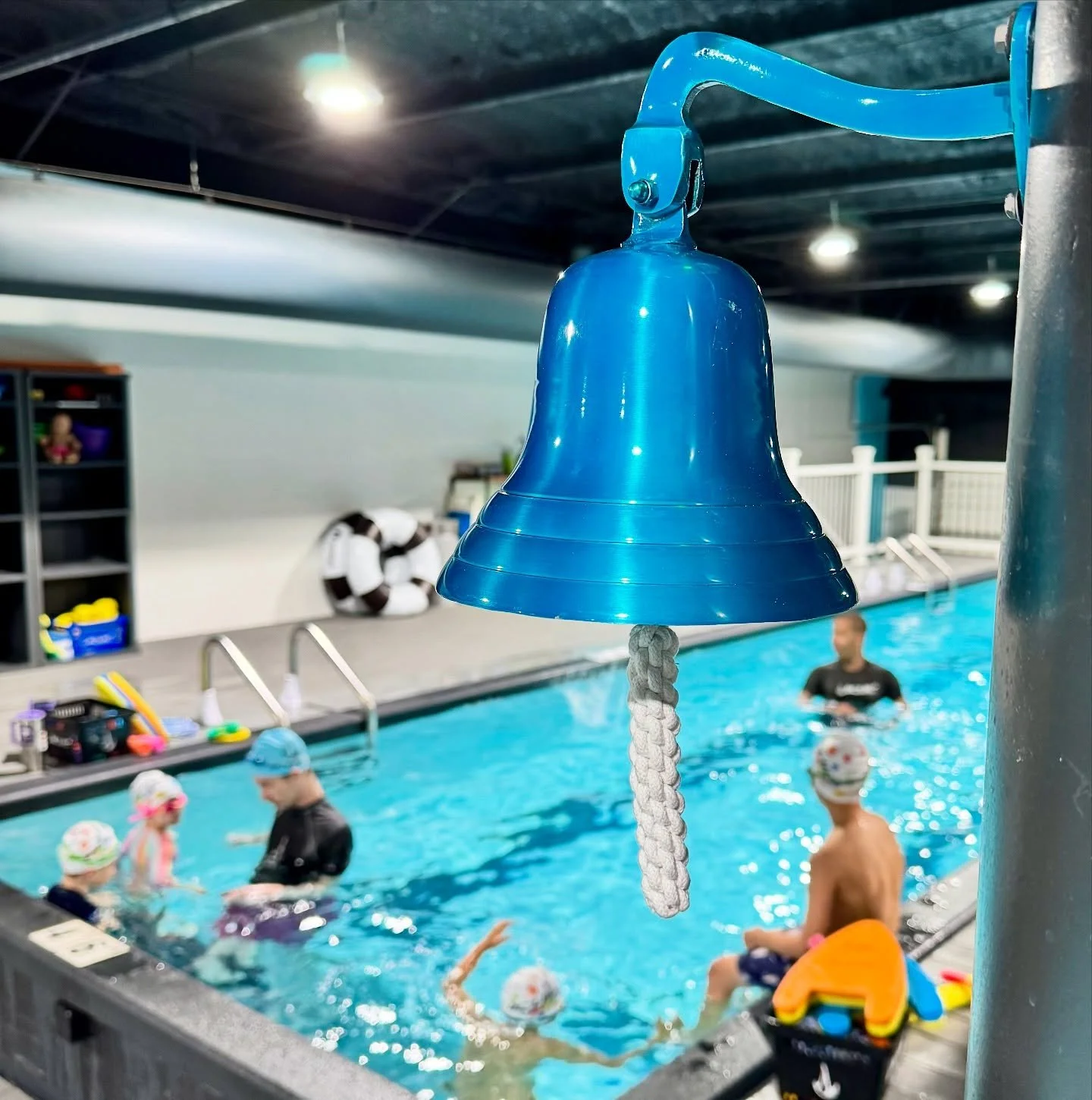 🔔🩵 DING DONG DING! Our Bell is Ready to Ring!

We&rsquo;re so excited to introduce a brand-new tradition at Liquid Lifestyles &mdash; our Blue Bell Celebration! 🛎️ Every time a swimmer levels up, they&rsquo;ll get to ring the bell loud and proud a