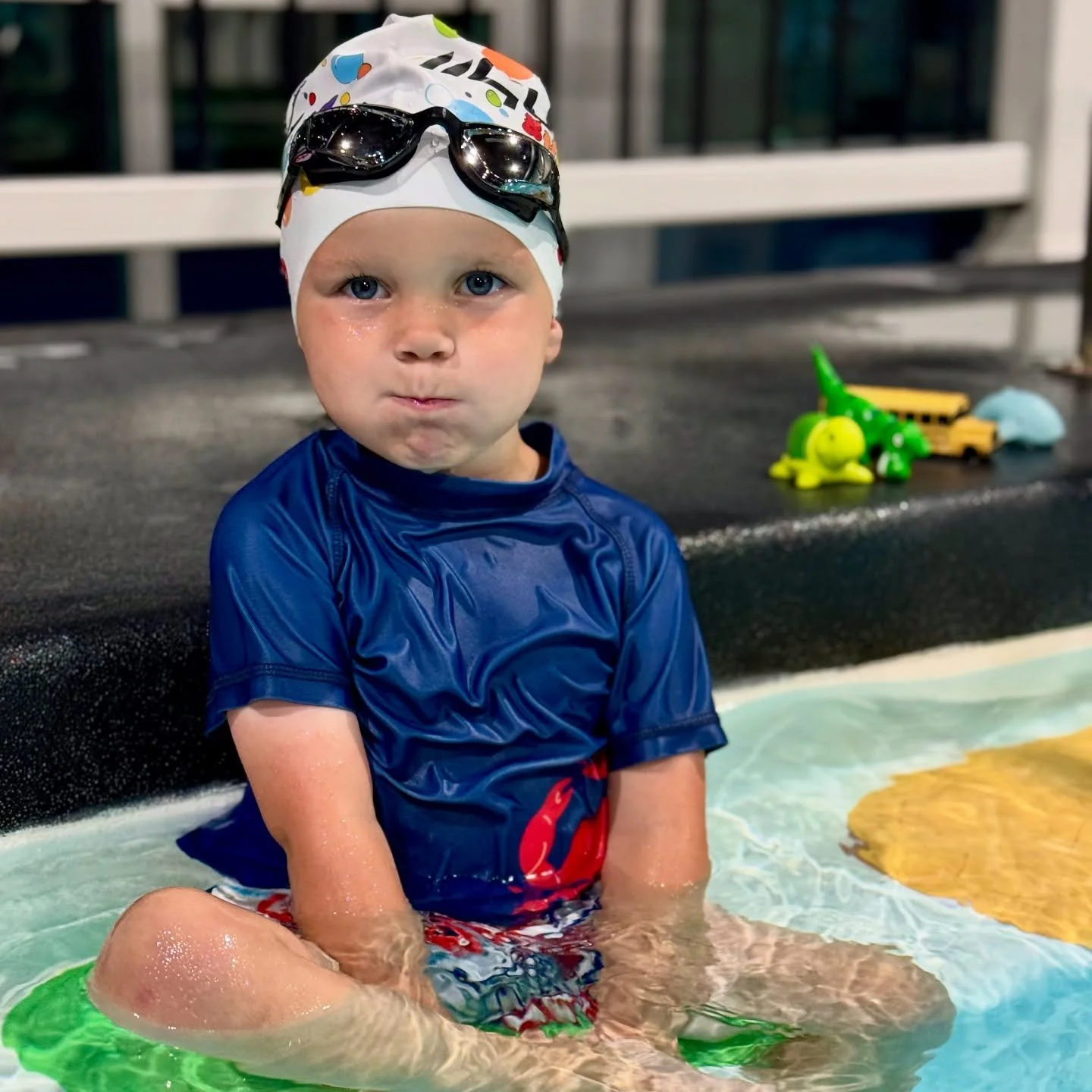 🫧 Practicing our &ldquo;BUBBLE CHEEKS&rdquo; on the steps (and at home) is how confident swimmers are made &mdash; one calm breath hold at a time. 🩵🫧

#atHomeActivity🏠 #BIGcheeks #BIGprogress #LiquidBubbles #SwimHappy #BuildingConfidence