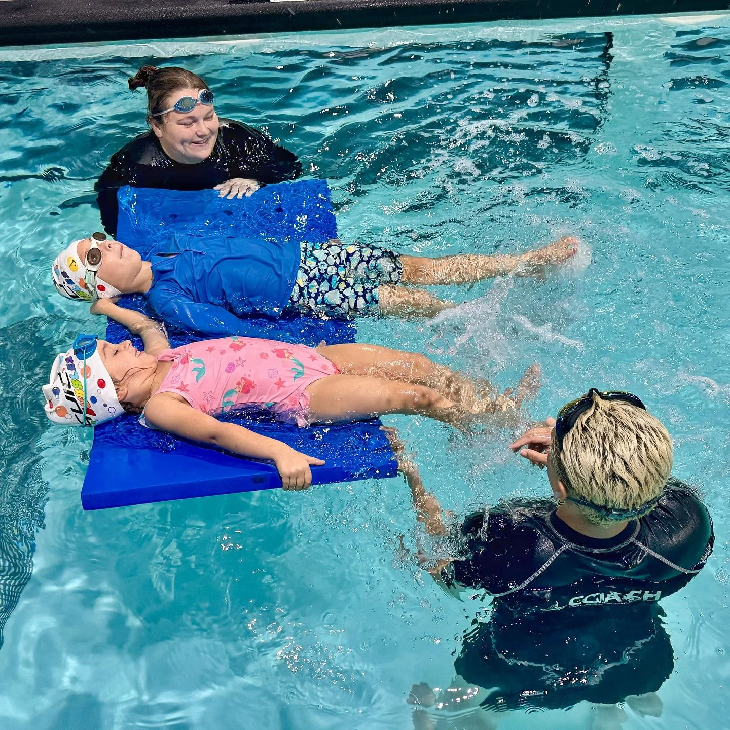 💦🩵 Teamwork Makes the Perfect Kick!

With the support of our amazing coaches, these swimmers are mastering their back kicks and building confidence one splash at a time. 💙 Every skill starts with guidance, encouragement, and a whole lot of fun!

#