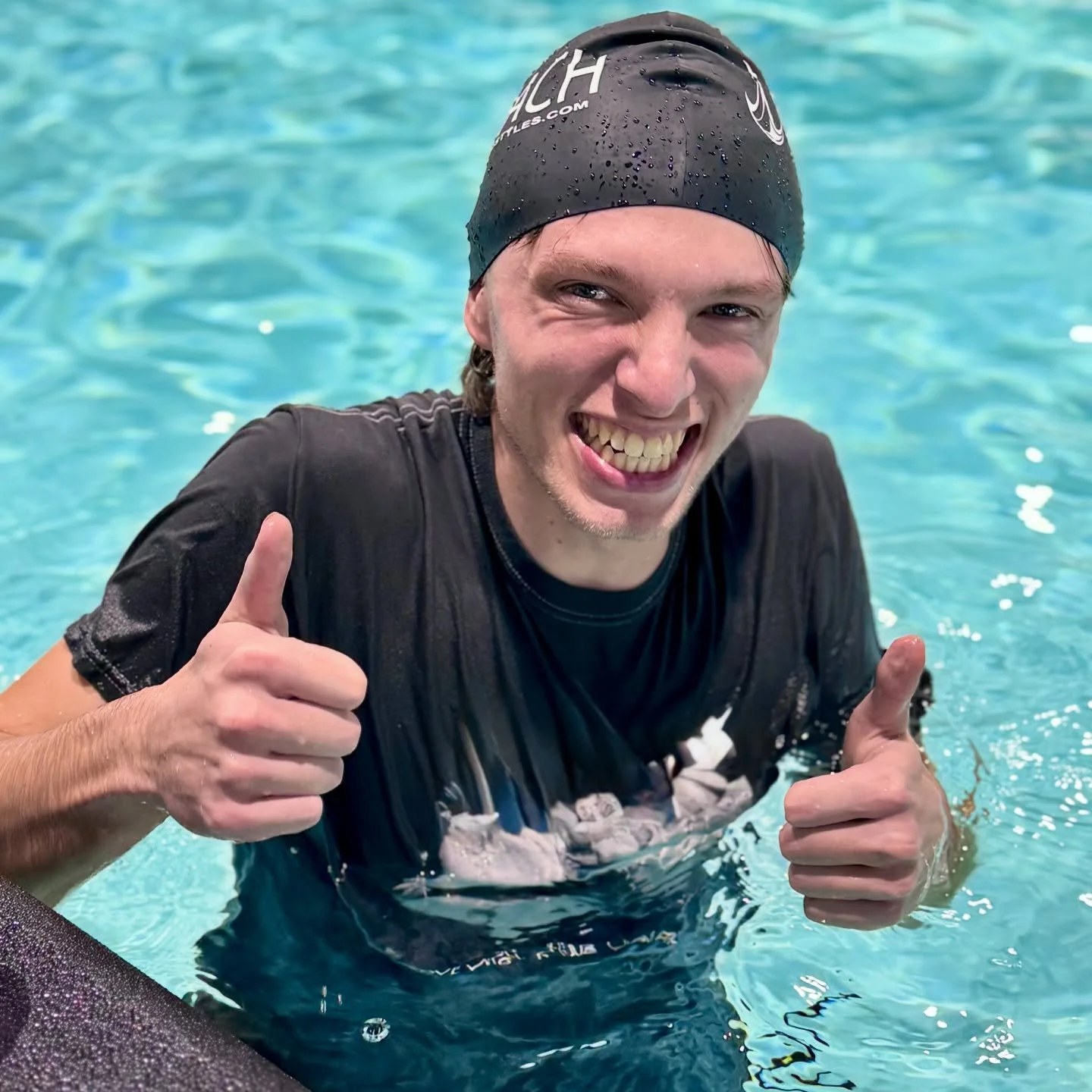 🎉💦 Happy 1-Year Swimiversary, Coach Mason! 🩵

Mason brings such a playful, positive energy to his lessons that kids absolutely adore. His fun-loving personality helps swimmers face challenges with confidence, work through fears, and discover just 