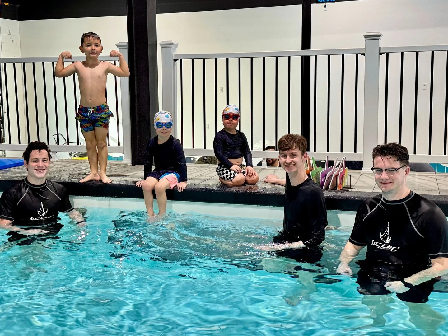The Boys of Sunday. 🎶🩵💦
Great coaches. Great swimmers. Great energy.