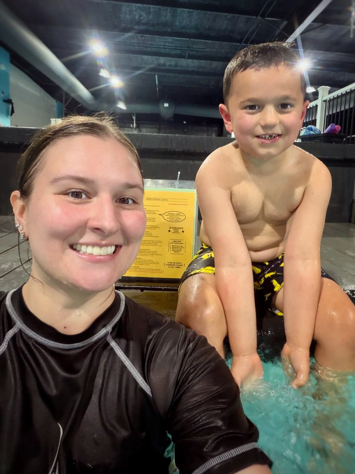 More than swim lessons&hellip; it&rsquo;s about connection. 🩵
And a few selfies to celebrate it 📸😄

#LiquidBubbles #SwimConfidence #LearnToSwim #SkillsForLife #CoachConnection