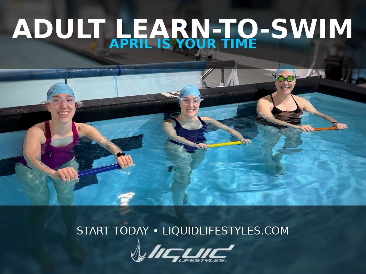 🏊&zwj;♀️ April is ADULT Learn-to-Swim Month 🏊&zwj;♂️

This month, we&rsquo;re celebrating our adult swimmers &mdash; from first-time beginners to those refining their skills.

Real people. Real progress. Real confidence. 🩵

Proof that age is just 