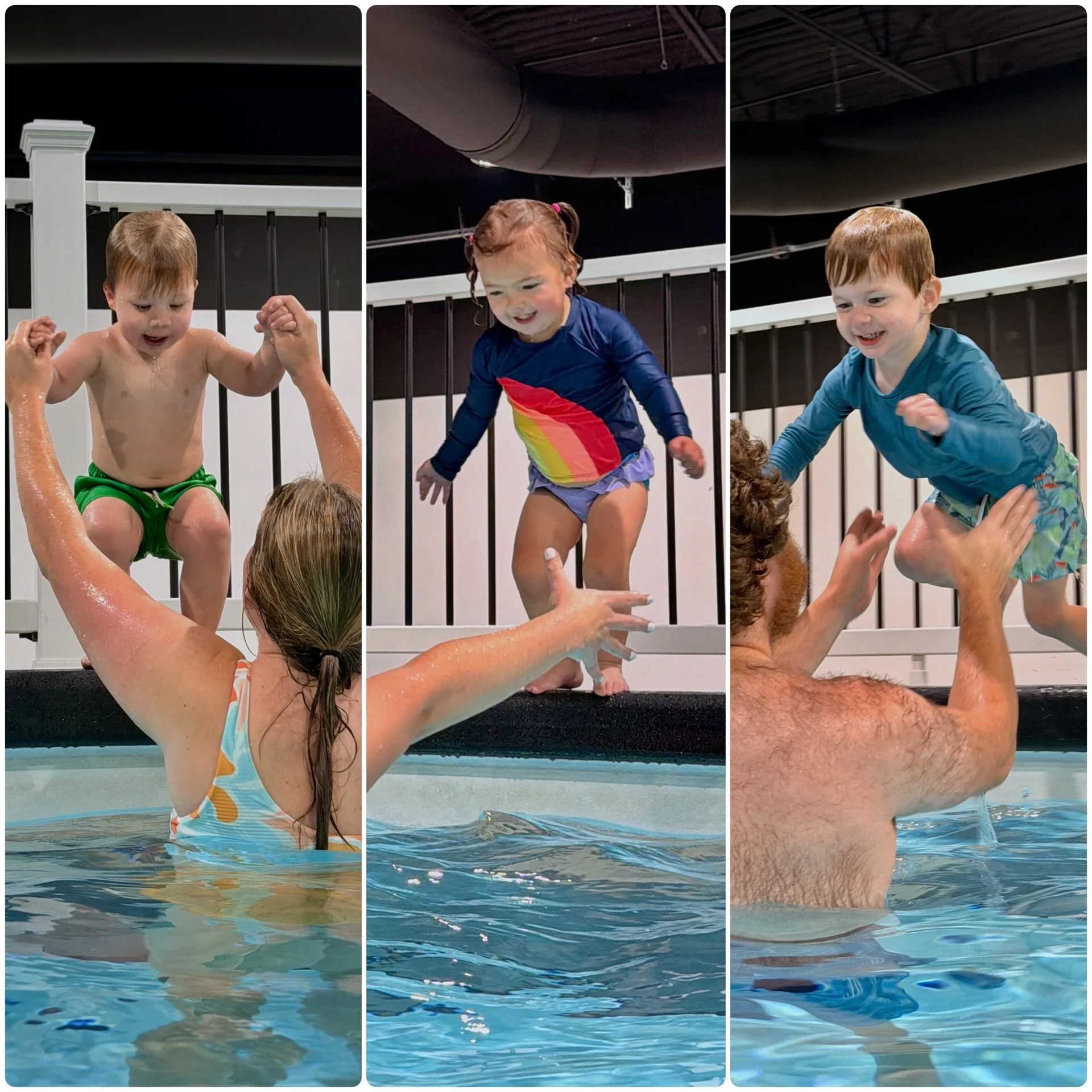 Big smiles. Big jumps. And the confidence to leap right into the arms of someone you trust. 🥹

THIS is what learning to love the water looks like. 🩵💦

Baby Bubbles classes are offered at BOTH our Westlake &amp; North Royalton locations! 🫧

Learn 