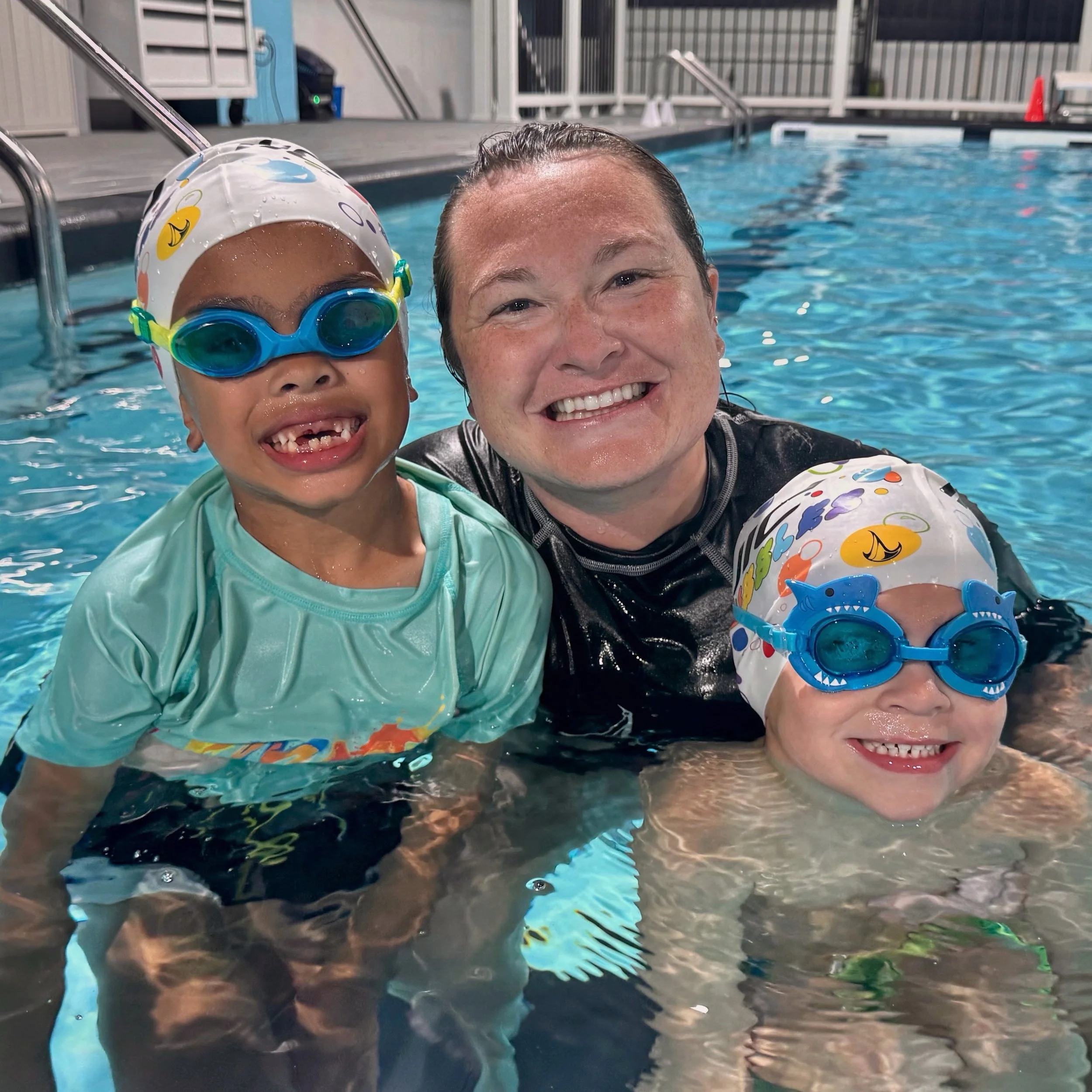 🦷💦 One lap down. One tooth out. And one very proud swimmer showing off his brand-new gap! 😂🩵

You never know what milestones we&rsquo;ll celebrate around here! 🎉

#WeDontHaveASignForThat 😂