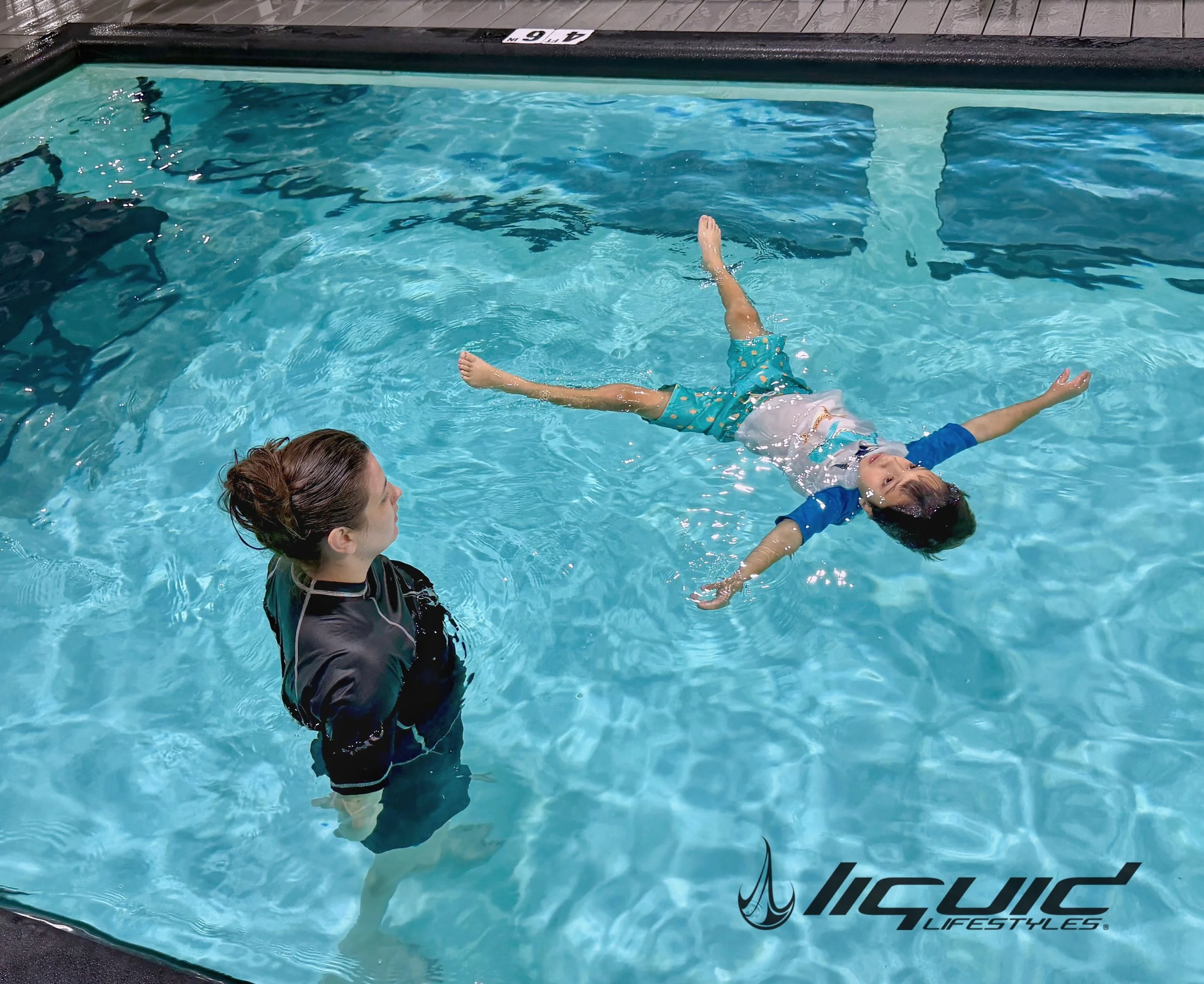 💦 More than just a back float! 🩵

At Liquid Lifestyles, the back float is an essential safety skill we introduce from the very beginning in Liquid Bubbles 1&mdash;and continue developing through every level.

But its benefits go far beyond water sa