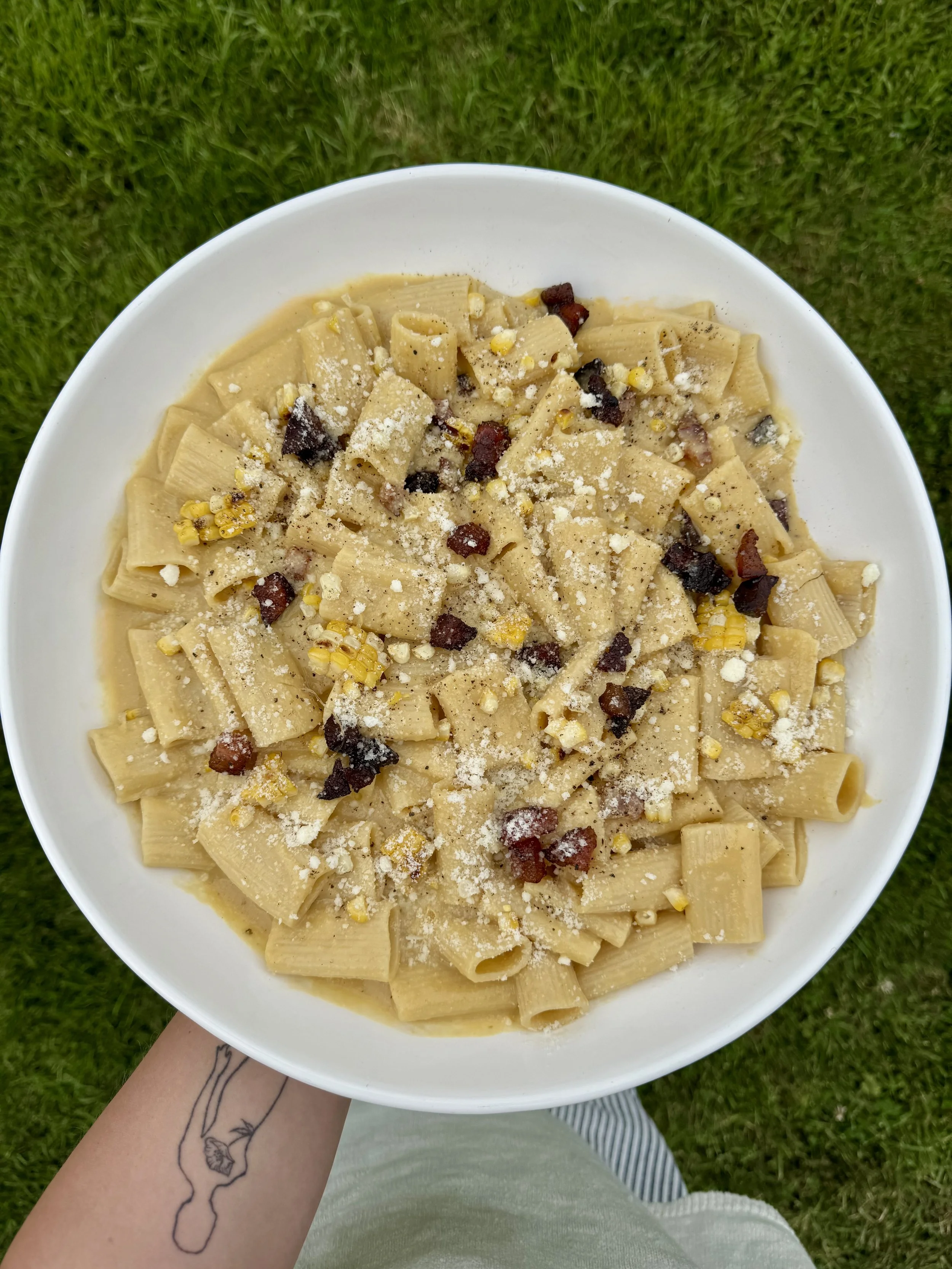 corny carbonara 