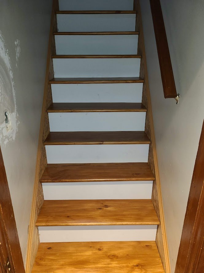 stair tread replacement and refinishing