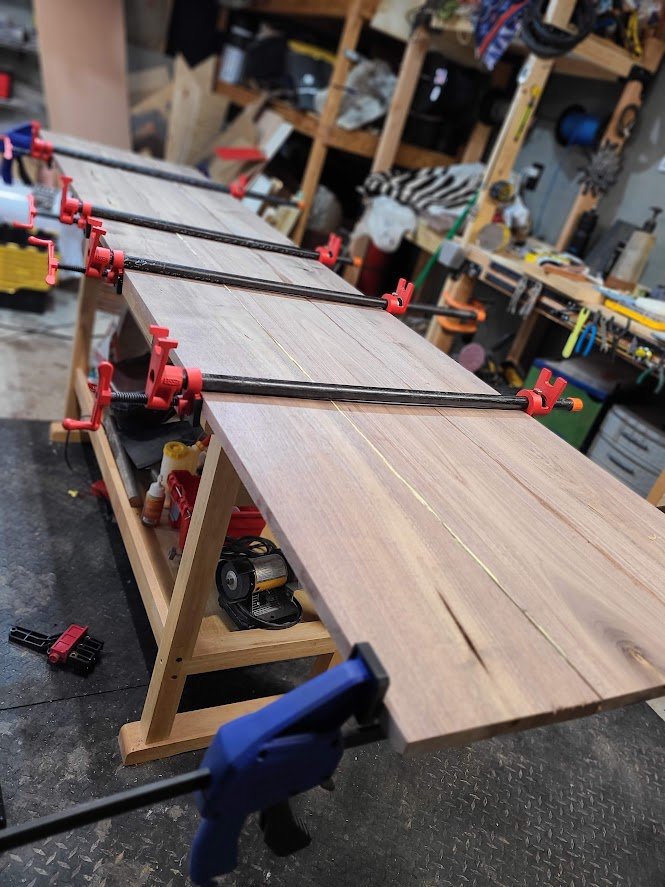 hardwood counter top fabrication