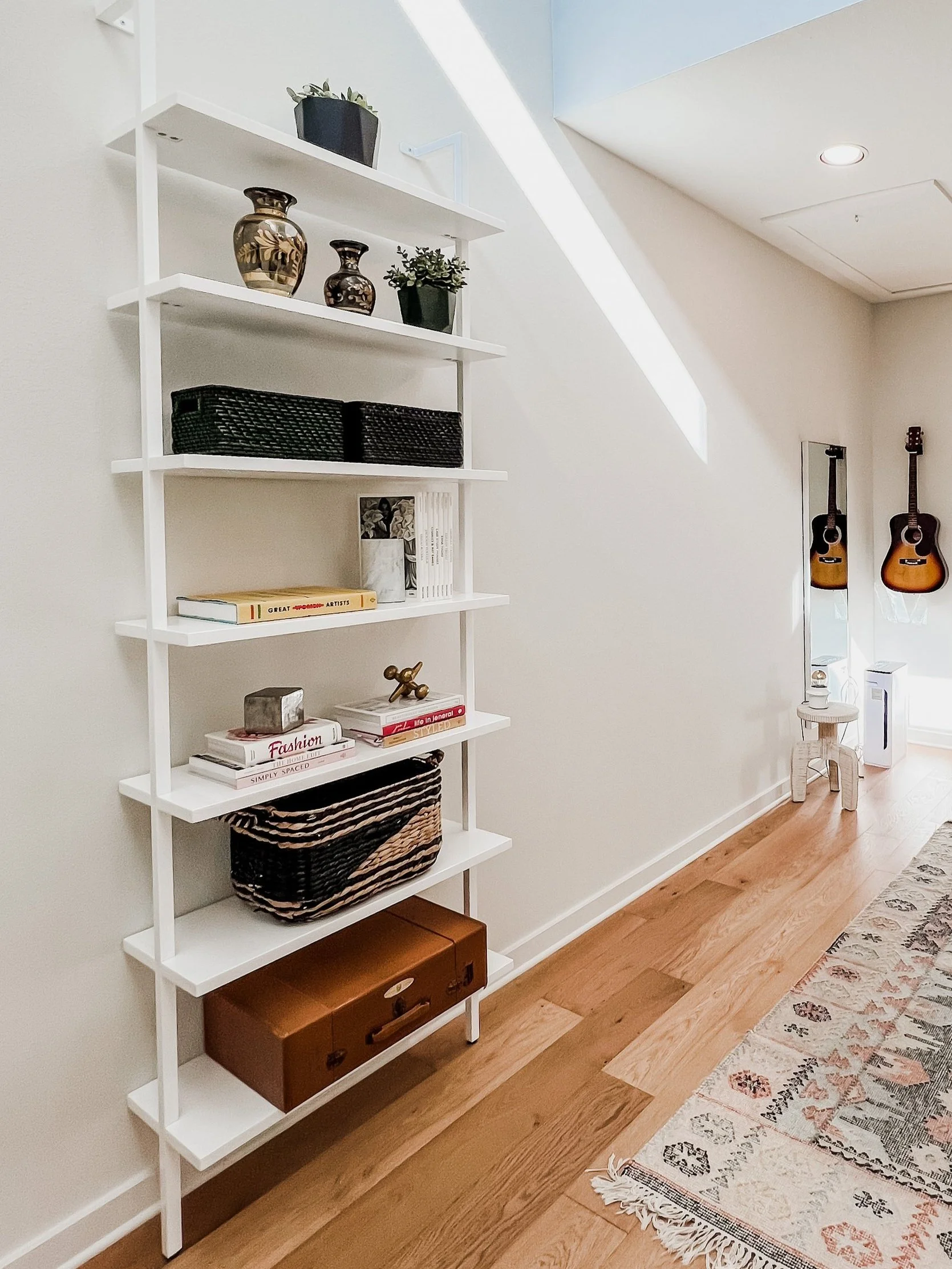 How to Style Shelves