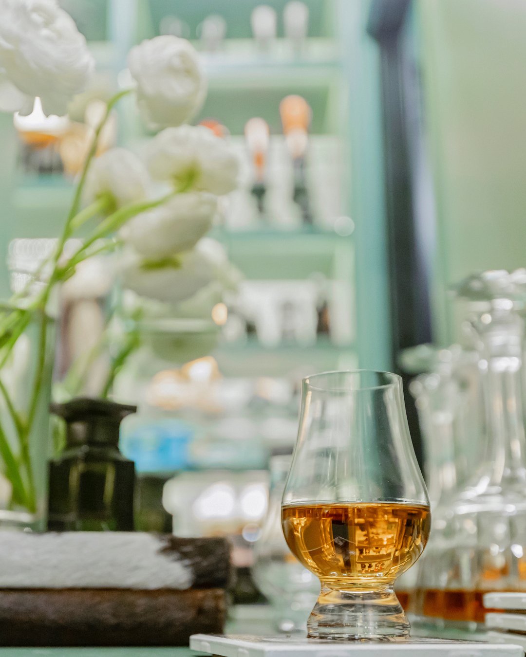 He deserves a vanity too. 🥃✨⁠
Swipe to see the before and after of a custom-designed &ldquo;his&rdquo; side of this primary his-and-hers closet!⁠
⁠
This project was for a pretty organized guy - he just needed a system that fit his daily routine (and